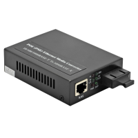 Convertisseur média 10/100/1000 Base Monomode Duplex SC 20 km POE 3af 15,4w
