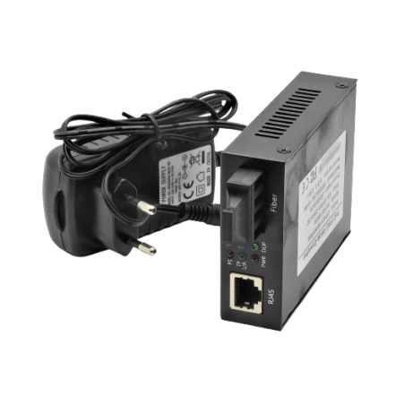 Convertisseur média Mono SC Duplex 20 km / Multi SC Duplex 2 km 10/100/1000