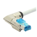 noyau mâle Cat 6a FTP sans outil en angle 90°