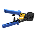 Pince à plug mâle RJ45 traversant