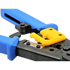 Pince à plug mâle RJ45 traversant