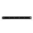 19 Panneau téléphonique 50xRJ45 Noir (3,64,5)