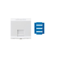 Plastron incliné 1 port 45 X 45 avec volet