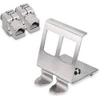 Support 2 RJ45 sur raill DIN