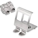 Support 2 RJ45 sur raill DIN