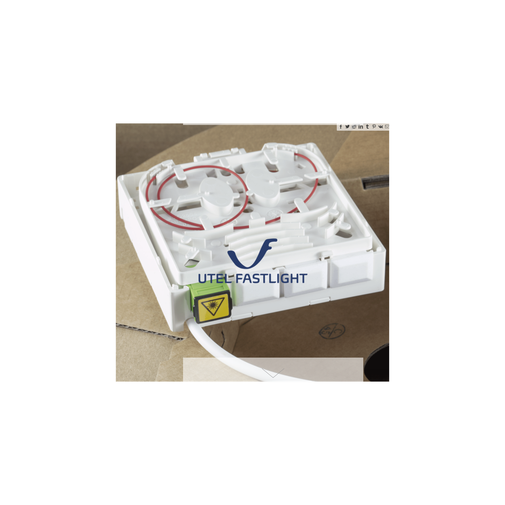 Prise Optique Terminale (PTO) avec cable 2 FO G657 30 M