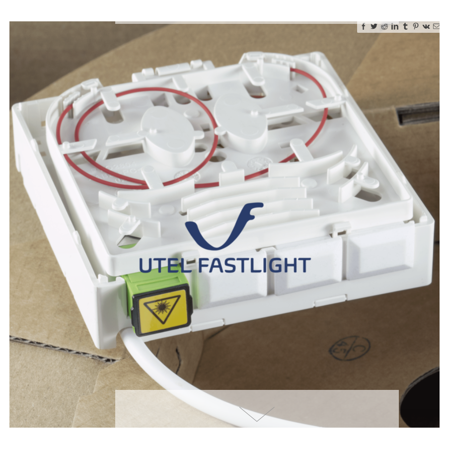Prise Optique Terminale (PTO) avec cable 2 FO G657 30 M