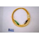 Jarretière optique mono FCPC/LCAPC simplex jaune 1m