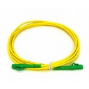 Jarretière optique mono LCAPC/LCAPC simplex jaune 1m