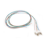 Pack 6 Pigtails couleurs OM3 Easystrip LCPC 2M  900 µm