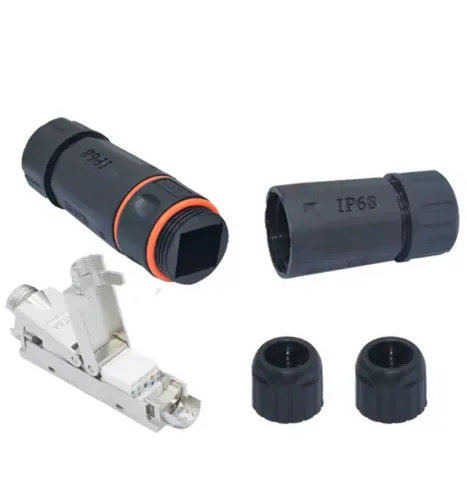 Jonction étanche IP68 - Cat 6 - noyau sans outils pour tous les types de cable rj45