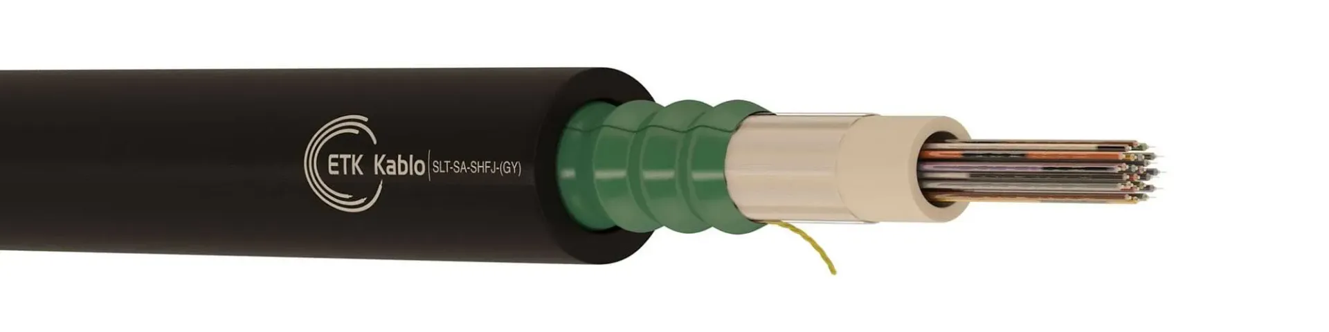 [CO4-SLT-SA-SHFJ-6FO-OM4] Câble unitube protection rongeurs armé acier et gaine LSZH OM4 6 FO