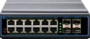 SWICTH INDUSTRIEL L3 12 PORTS 10/100/1000 POE + 4 PORTS SFP 1000 managé L3