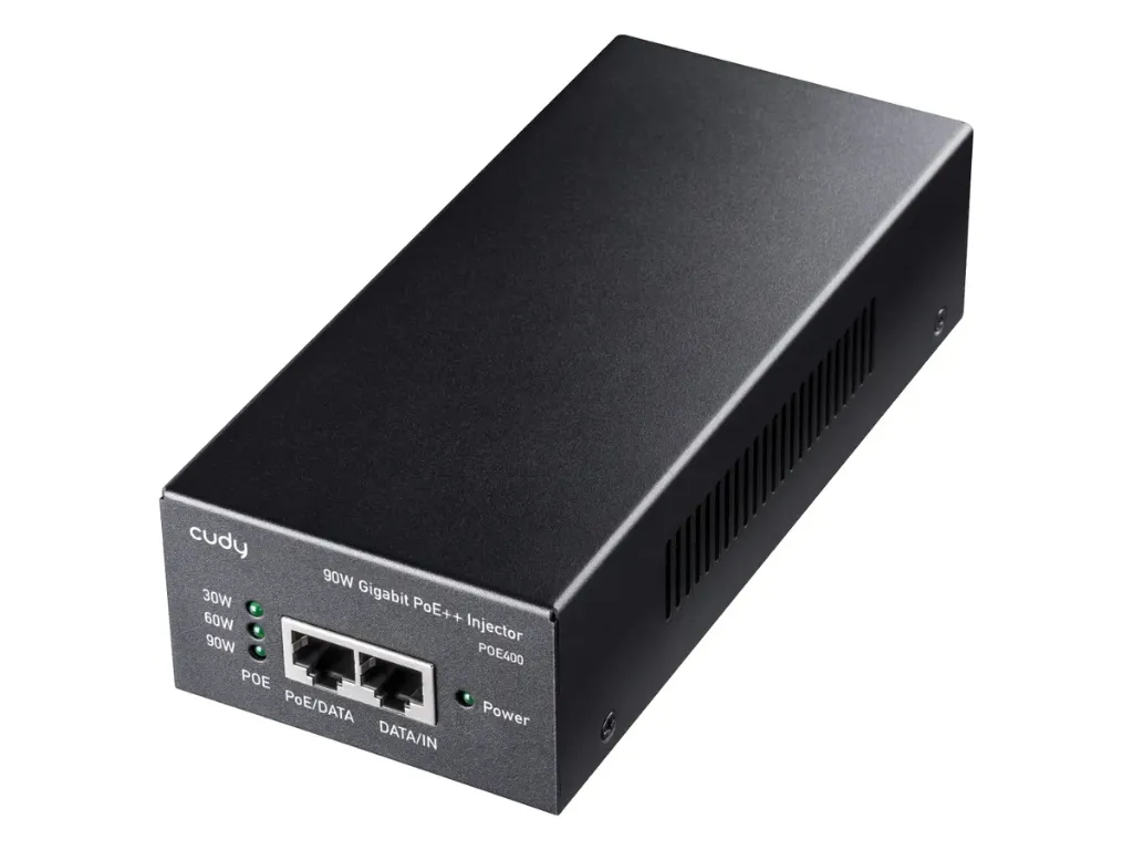 CUDY POE400 Injecteur 90W PoE+/PoE, Gigabit