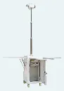 Ready - Mât mobile de surveillance autonome - AC / Solaire / Batterie - H : 4.20mt