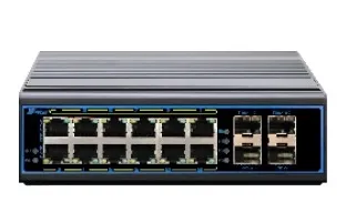SWITCH INDUSTRIEL L3 12 PORTS POE 30 W + 4 PORTS SFP+ 10G