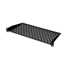Plateau fixe 19" 1 U -2 montants- prof.250mm NOIR