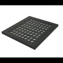 Plateau fixe 4 montants 19"1U Larg.472 prof.525mm baie 800 Noir