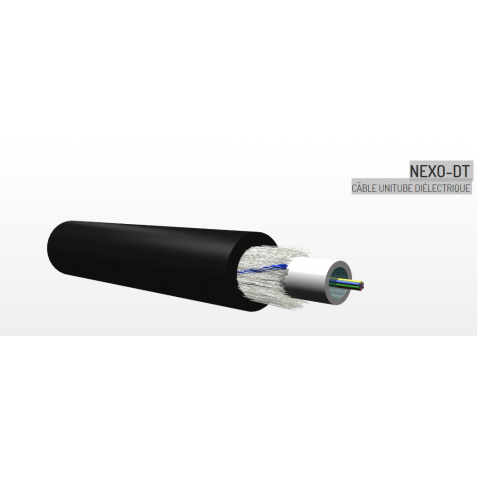[CO1MM1DXX12FO] Câble unitube intérieur/extérieur 12 FO OM1 armé fibre de verre LSOH