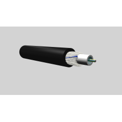 [CO3MM3DXX12FO] Câble unitube intérieur/extérieur 12FO OM3 armé fibre de verre LSOH