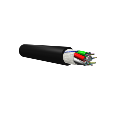 [CO4MMXXXX36FO] Câble multitubes intérieur/extérieur 36 FO 50/125 OM4 armé fibre de verre LSOH