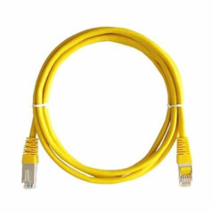 Cordon réseau RJ45 Cat. 6a 100% cuivre double blindé S/FTP LSOH jaune 2 m