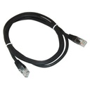 Cordon réseau RJ45 Cat. 6a 100% cuivre double blindé S/FTP LSOH noir 5 m