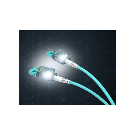 Jarretière optique mono g657A1 LCPc/LCPc tracable led USB C duplex 2 m