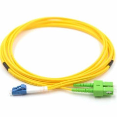 Jarretière optique mono LCPC/SCAPC duplex Zipp jaune 1m