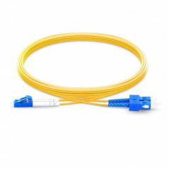 Jarretière optique mono LCPC/SCPC duplex Zipp jaune 2.5m