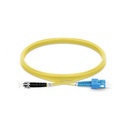 Jarretière optique mono SCPC/ST duplex Zipp jaune 10m