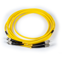 Jarretière optique mono ST/ST duplex Zipp jaune 1m