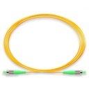 Jarretière optique mono FCAPC/FCAPC simplex jaune 1m