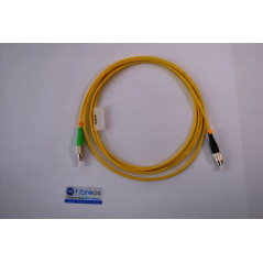 Jarretière optique mono FCAPC/FCPC simplex jaune 1m