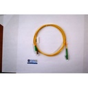 Jarretière optique mono FCAPC/LCAPC simplex jaune 2m