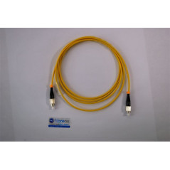 Jarretière optique mono FCPC/FCPC simplex jaune 2m