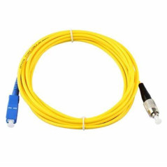 Jarretière optique mono FCPC/SCPC simplex jaune 1m