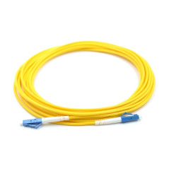 Jarretière optique mono LCPC/LCPC simplex jaune 1m
