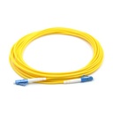 Jarretière optique mono LCPC/LCPC simplex jaune 1m