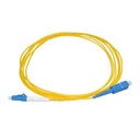 Jarretière optique mono LCPC/SCPC simplex jaune 5m