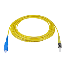 [JSSMSCXSTXX2M] Jarretière optique mono SCPC/ST simplex jaune 2m