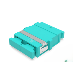[TOXMMDSCSXXX] Traversée optique SC duplex multimode sans oreilles aqua pour OM3