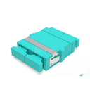 Traversée optique SC duplex multimode sans oreilles aqua pour OM3