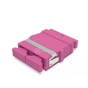 Traversée optique SC duplex multimode sans oreilles fuchsia pour OM4