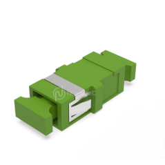 traversée SC/APC simplex sans oreilles verte