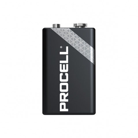 Piles alcalines Duracell Procell 9V - 6LR61 673mAh Par 10