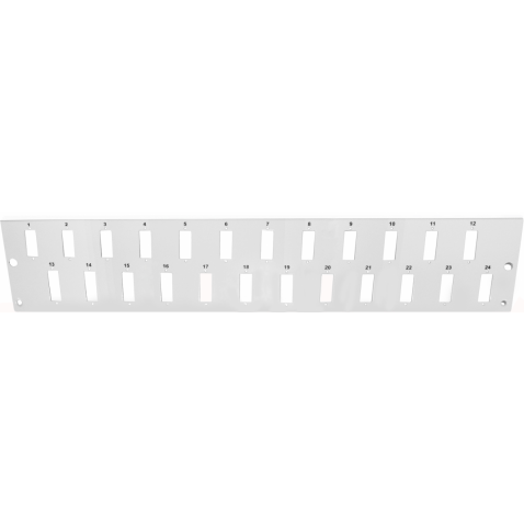 Support traversées 24 SC Duplex pour coffret grand modèle