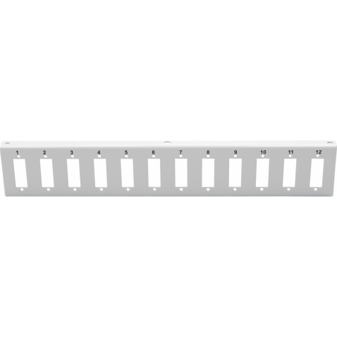 Support traversées 12 SC Duplex pour coffret moyen modèle