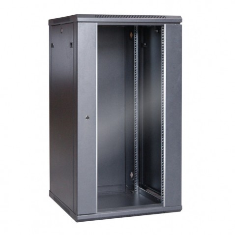 Coffret 19 " 22 U 600 X 600 (H x L x P) - NOIR RAL 9004 Pose au Sol possible