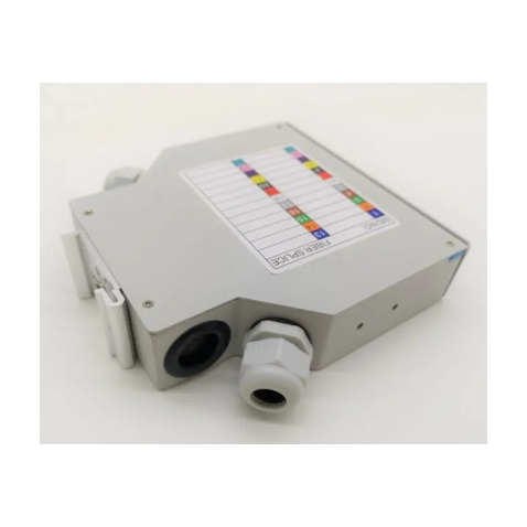 Boitier optique RAIL DIN pour 12 SCSX/6 LCDX avec cassette 12 epissures